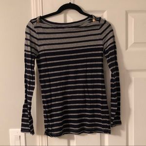 Jcrew long sleeve strip shirt